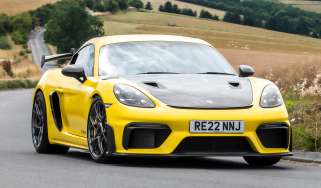 Porsche 718 Cayman GT4 RS - front cornering